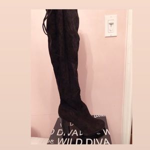 Windsor thigh high boots